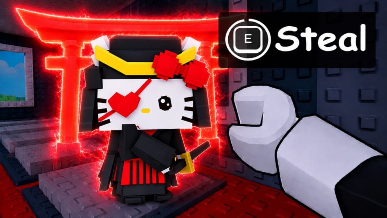 Samurai Hello Kitty steal prompt on the Dont Wake the Kitty map